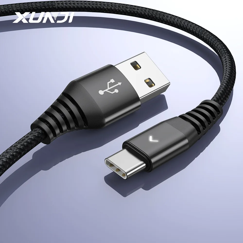 HANNORD HANNORD USB-A to USB-C cable 2-pack 6ft black — product photo