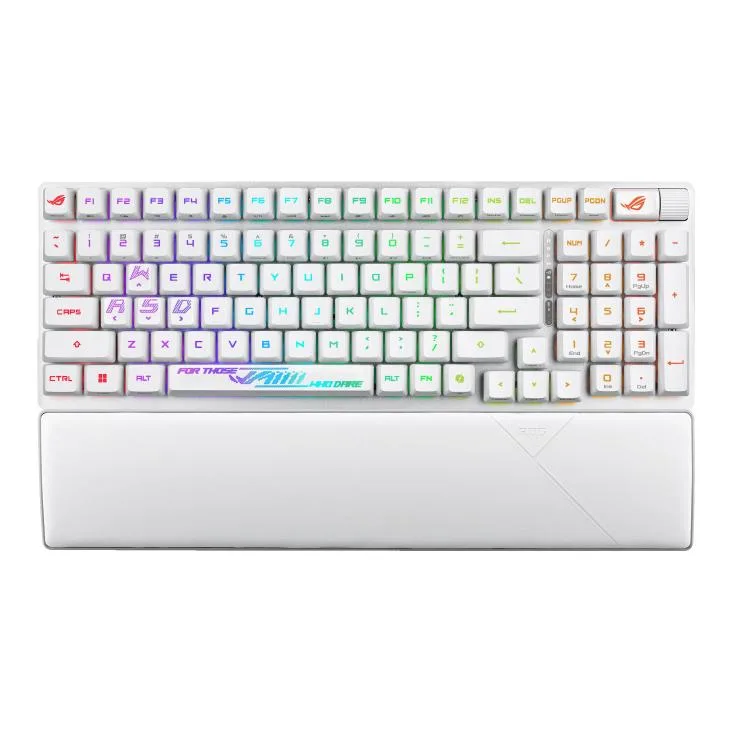ASUS ASUS ROG Strix Scope II 96 Wireless Moonlight White Gaming Keyboard — product photo