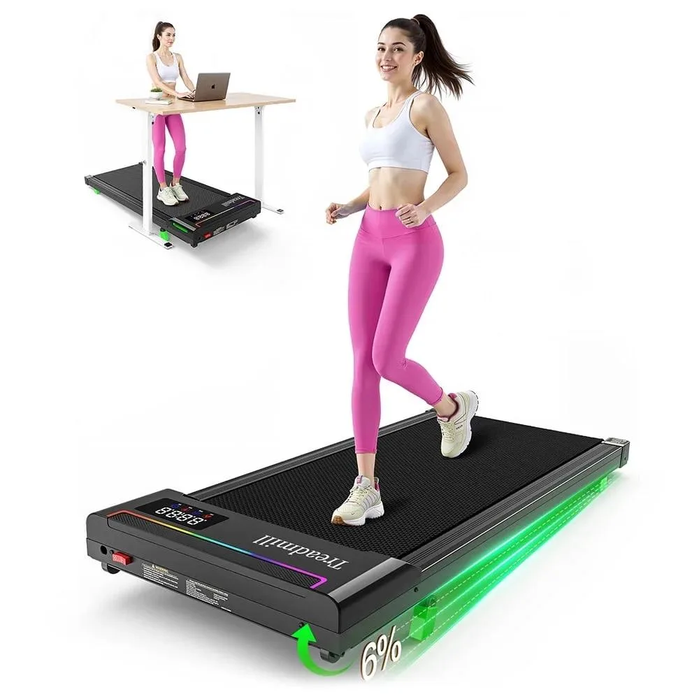  AKLUER P03-B Treadmill 2.5HP 0.6-4 MPH 6% Incline 330lbs — product photo