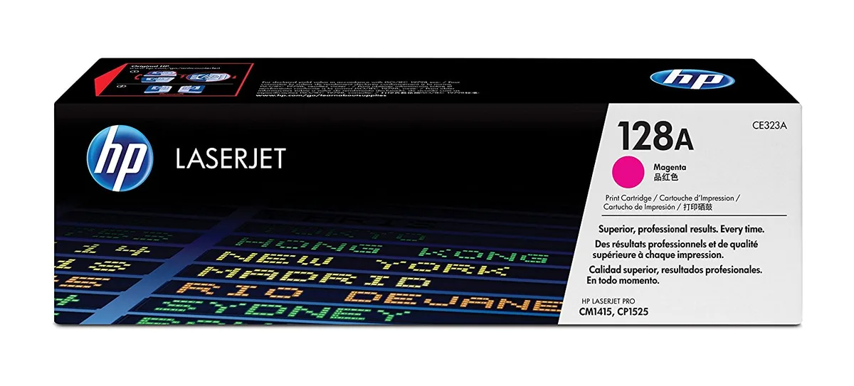 HP HP 128A CE323A Magenta Toner Cartridge (genuine brands) — product photo