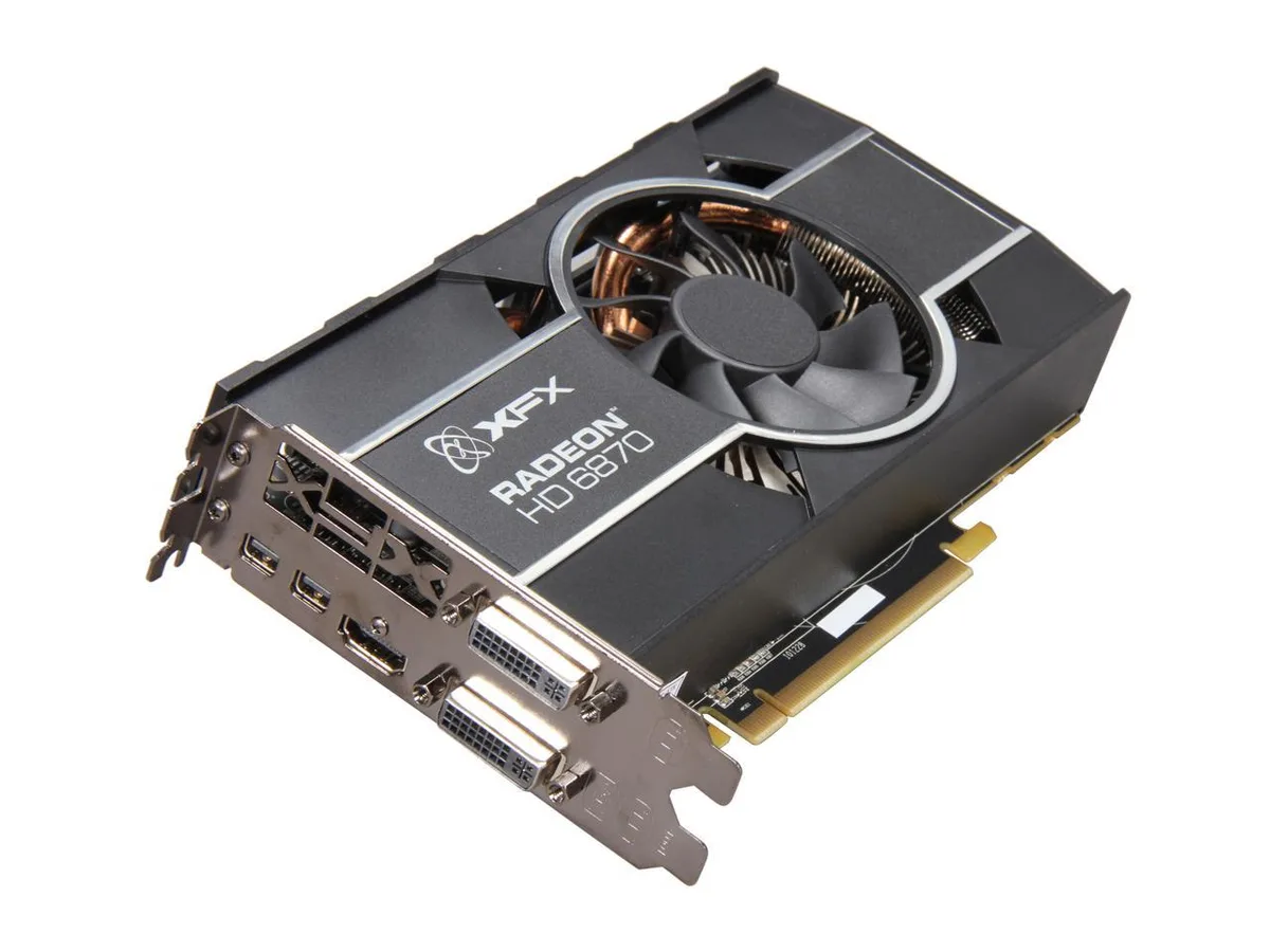 XFX XFX Radeon HD 6870 HD-687A-ZHFC 1GB GDDR5 graphics card — product photo