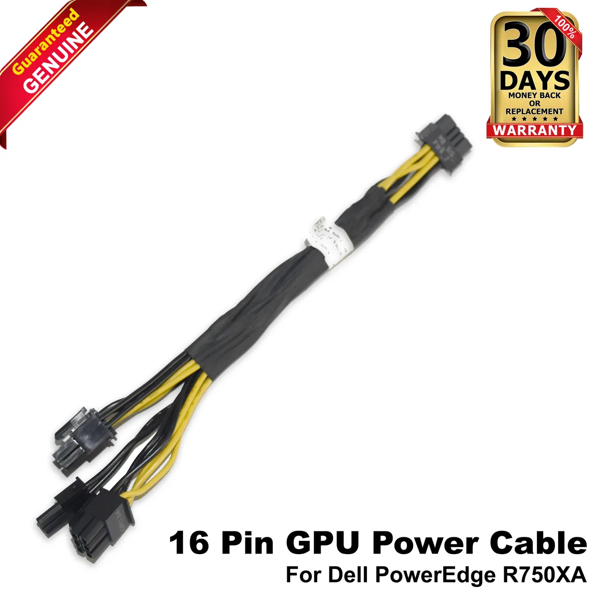 DELL DELL PowerEdge R750XA Slot 34 16-Pin Split GPU Power Cable — product photo
