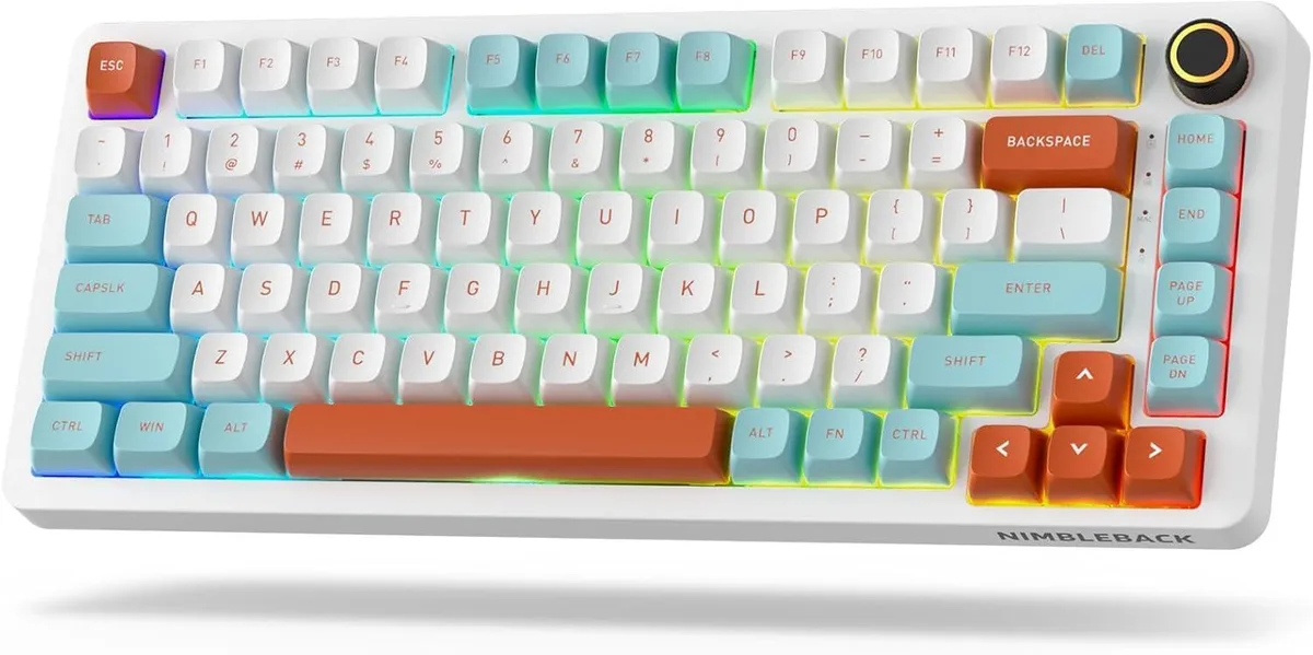 LTC LTC Nimbleback NB832 75% 82-Key Gasket Mechanical Gaming Keyboard — product photo