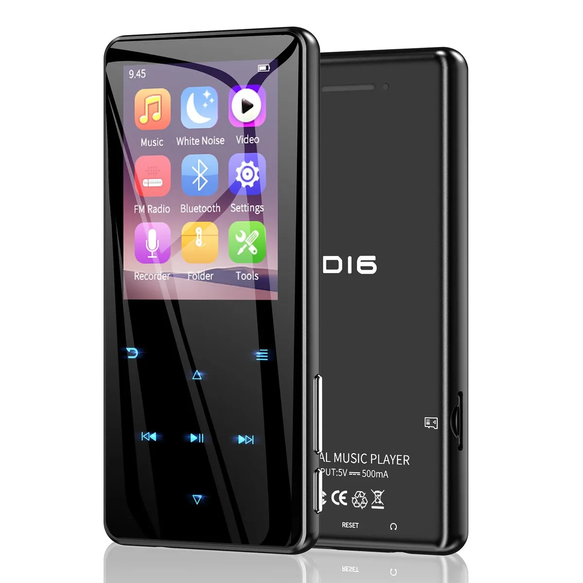  ODEJOI D16 64GB MP3 Player Bluetooth 5.3 Speaker — product photo