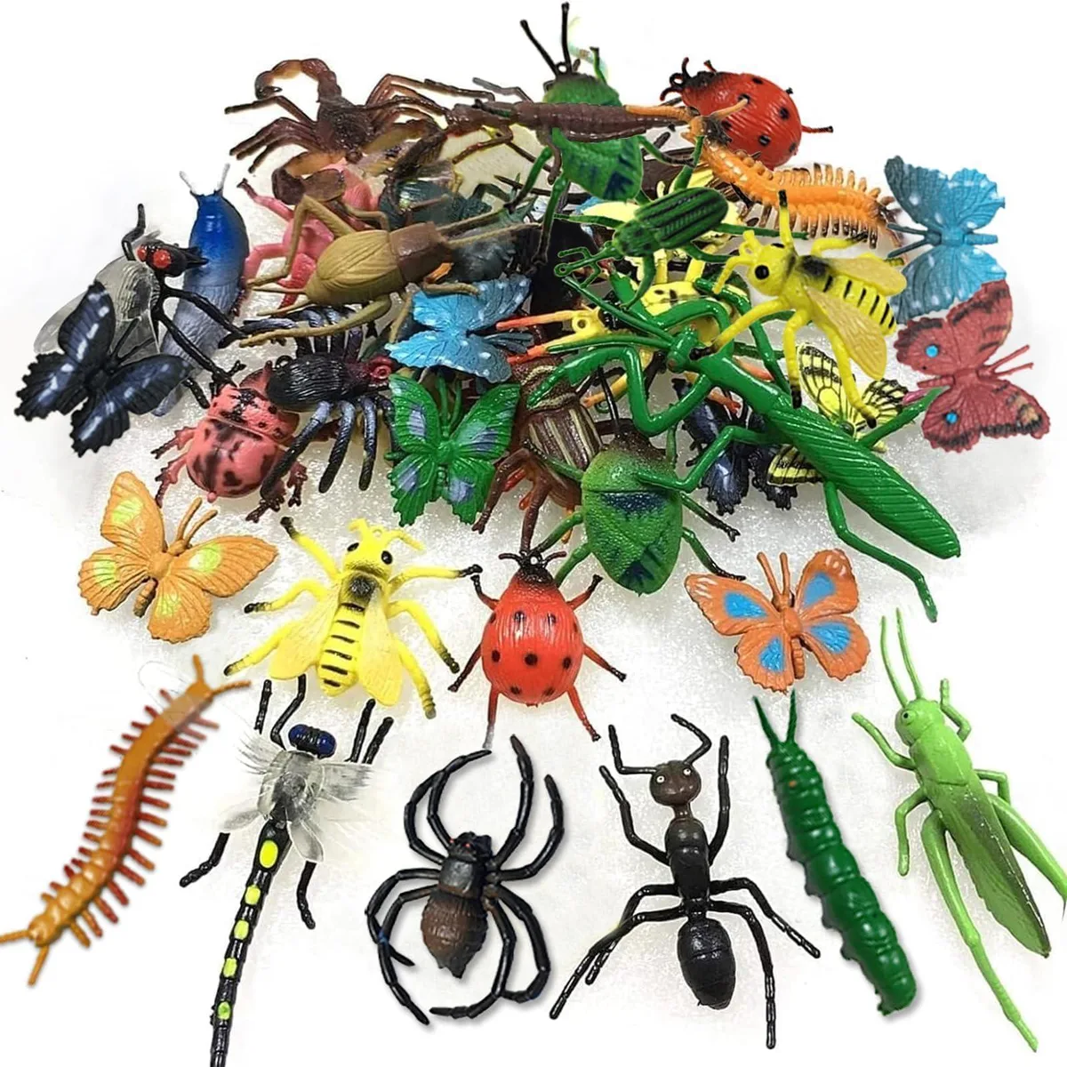  kockuu 30 Pack Fake Plastic Bugs and Insects — product photo