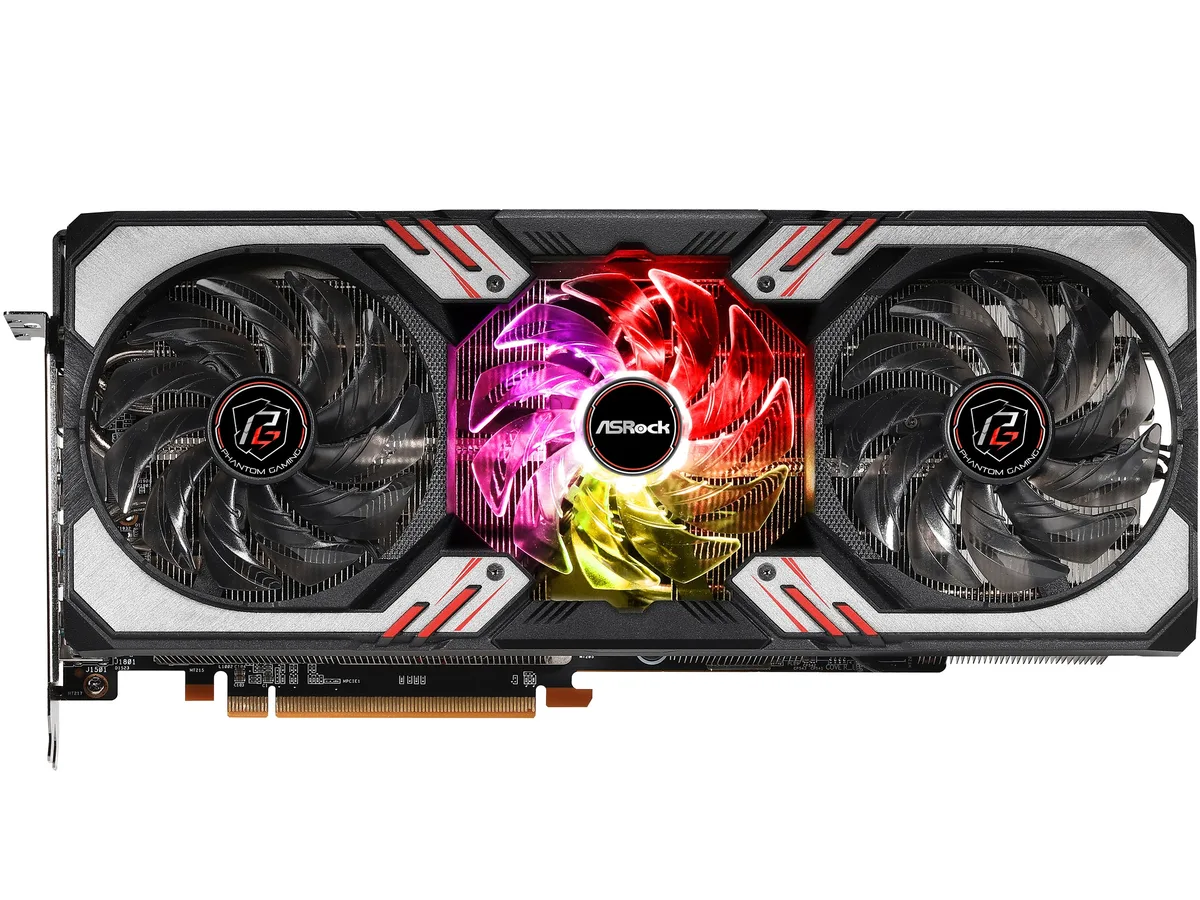 ASRock ASRock Radeon RX 6800 Phantom Gaming D 16GB GDDR6 graphics card (RX6800 PGD 16GO) — product photo