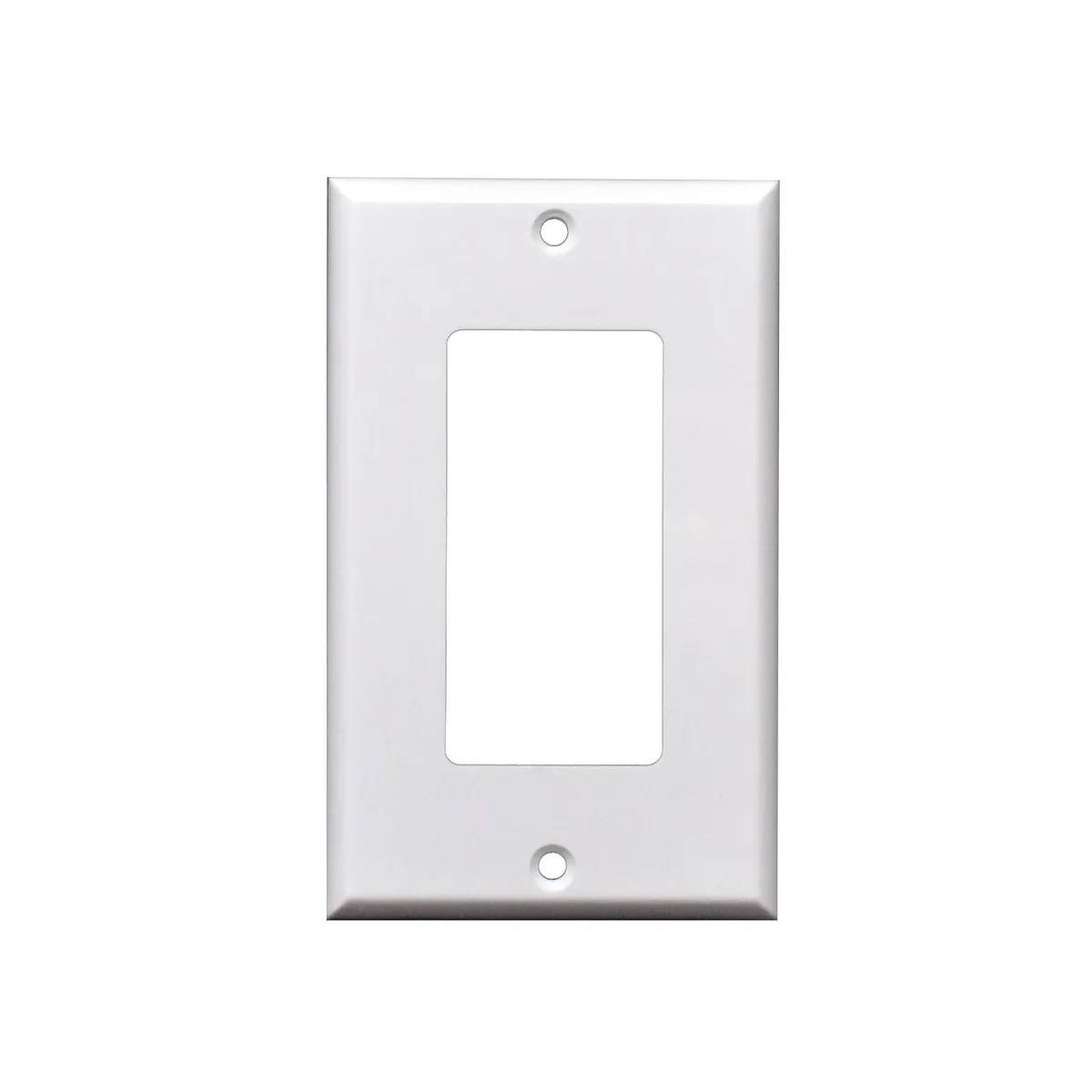 Logico Logico DLP1GWH-01 10pcs 1 Gang Decorator Wall Plate White — product photo