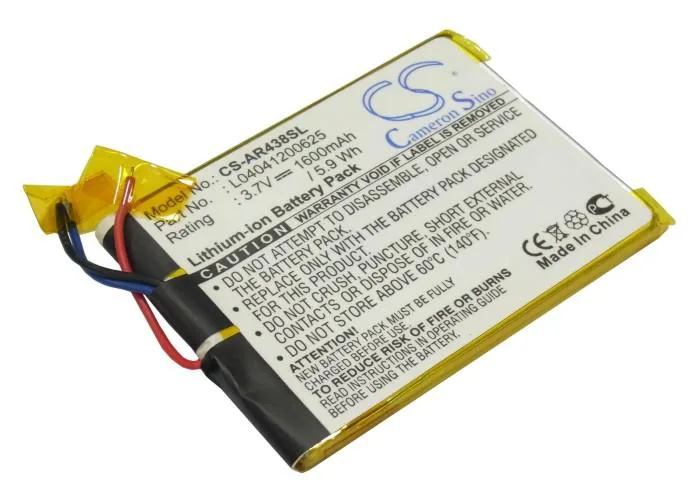Cameron &amp; Co Cameron &amp; Co DS-CS-AR438SL 1600mAh Li-Polymer Battery — product photo