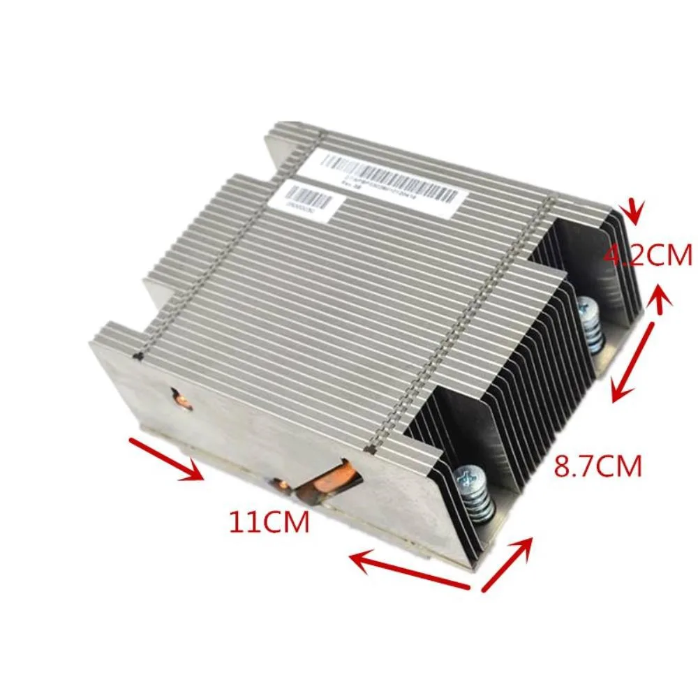 Ruth's sister Ruth's sister 2U 2011 Pin Passive CPU Heatsink 11x8.7x4.2cm internal power cable — product photo