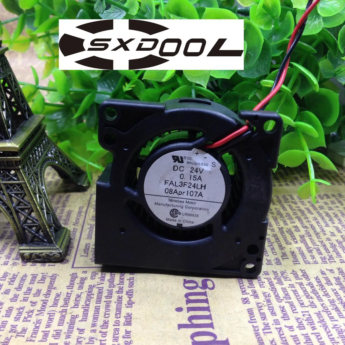 SXDOOL SXDOOL FAL3F24LH 5 cm blower fan 24 V 0.15 A 2-lead — product photo