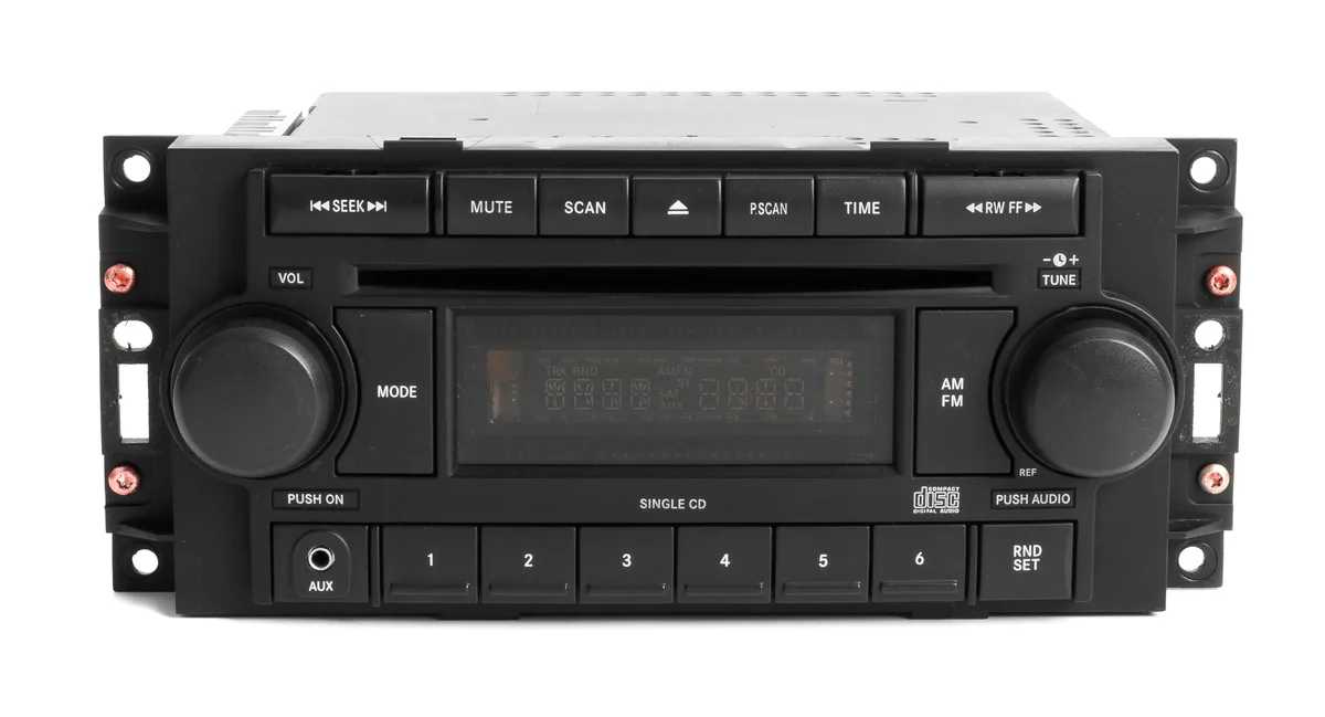 1 Factory Radio 1 Factory Radio P05064171AE REF receiver 2004-2010 AM FM CD Aux 3.5 — product photo