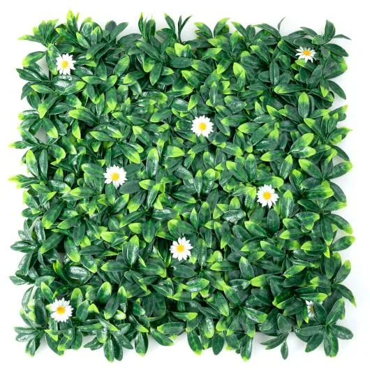 SlickBlue SlickBlue 12 Pcs Artificial Daisy Hedge Panels 20 x 20in Green — product photo
