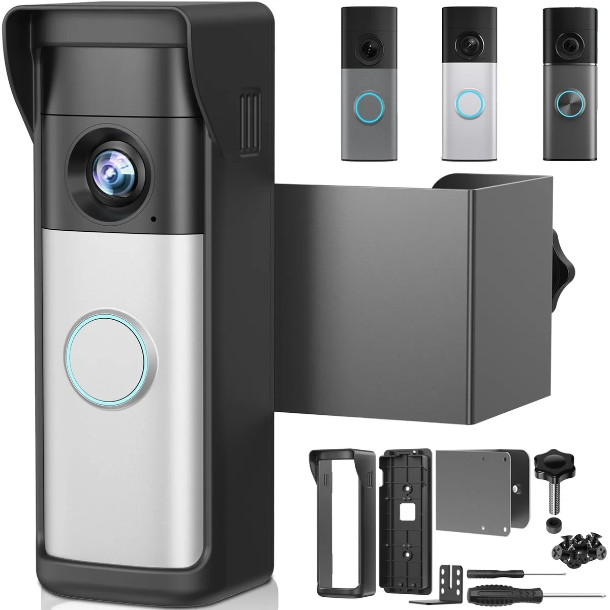  Pyfhy 2026 Upgrade Anti-Theft No-Drill Mount for Ring Battery Doorbell 2nd Gen/Plus/Pro — product photo