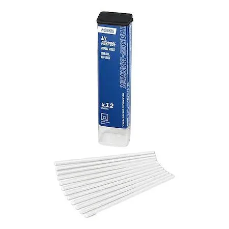 Markal Markal 96240 White Wax Marker Refill Pack of 12 — product photo
