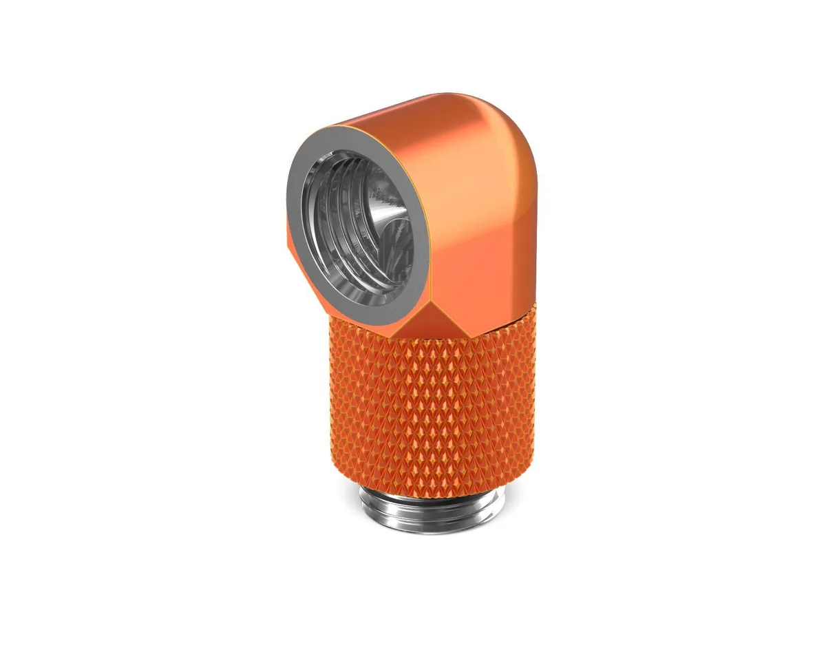 PrimoChill PrimoChill G1/4 90° Rotary 15mm Extension Elbow Fitting Candy Copper — product photo