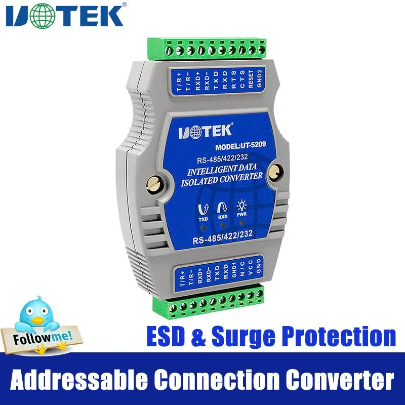 UOTEK UOTEK UT-5209 RS-232 RS-485 RS-422 Addressable Data Converter — product photo