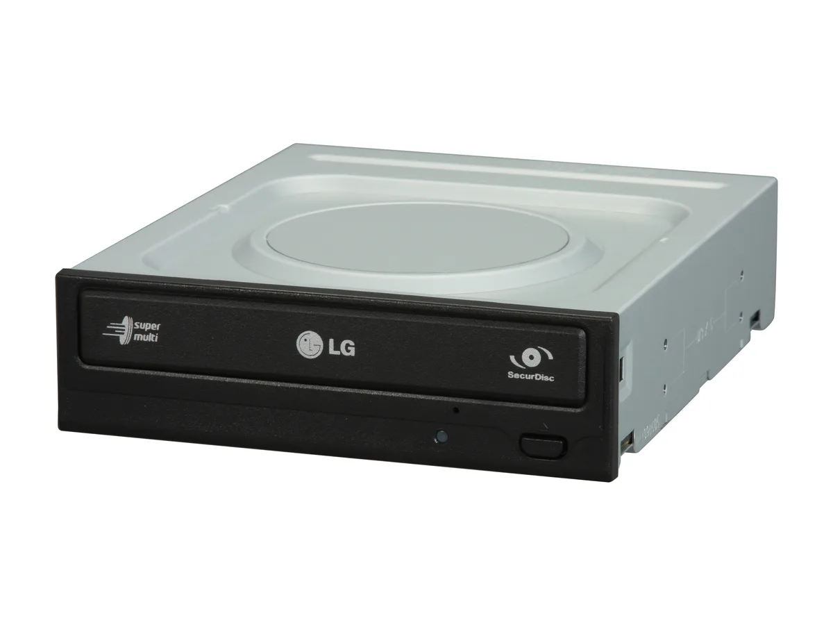 LG Electronics LG Electronics GH22NS50 DVD burner 22X DVD±R 8X DVD+RW 16X DVD-ROM 48X CD-ROM 2MB cache SATA 5.25" black tray — product photo