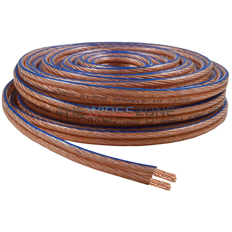 The Wires Zone The Wires Zone 10AWG 50ft Speaker Wire 10/2 Gauge — product photo