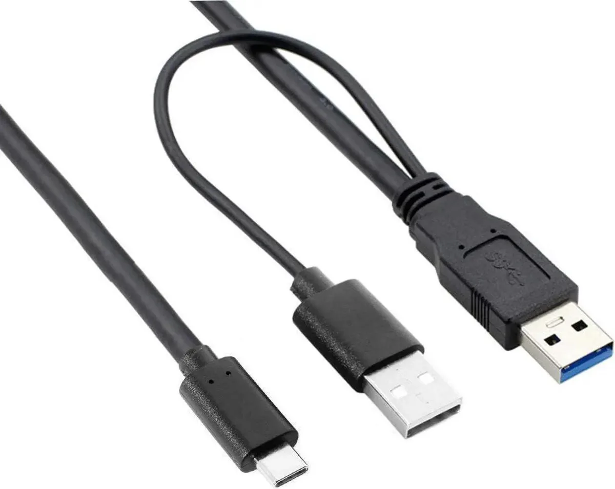 SMUGDESK SMUGDESK 60cm USB-C to USB 3.0 &amp; USB 2.0 Y-Cable — product photo