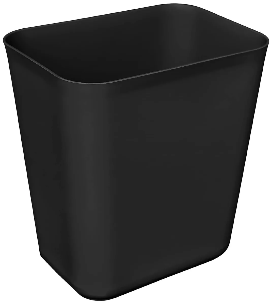 Nipogear NP012 3.5 Gallon Black Plastic Trash Can 12 Pack — product photo
