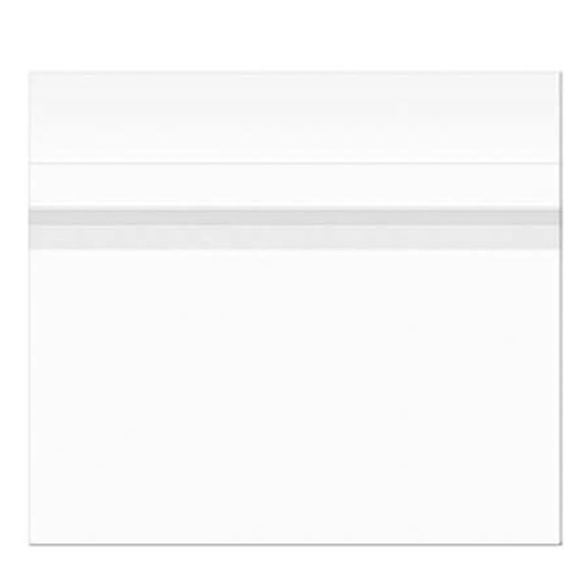 ClearBags ClearBags 6.43x8.25" Crystal Clear Storage Bags with Flap, 100-Pack — product photo