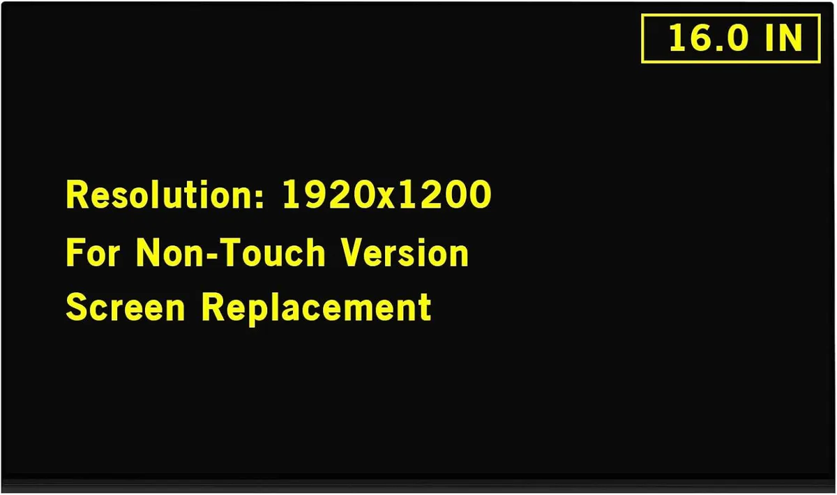 NUOLAISUN NUOLAISUN 16.0" FHD 1920x1200 30Pin Screen for Dell Inspiron 16 5620 5625 P117F — product photo