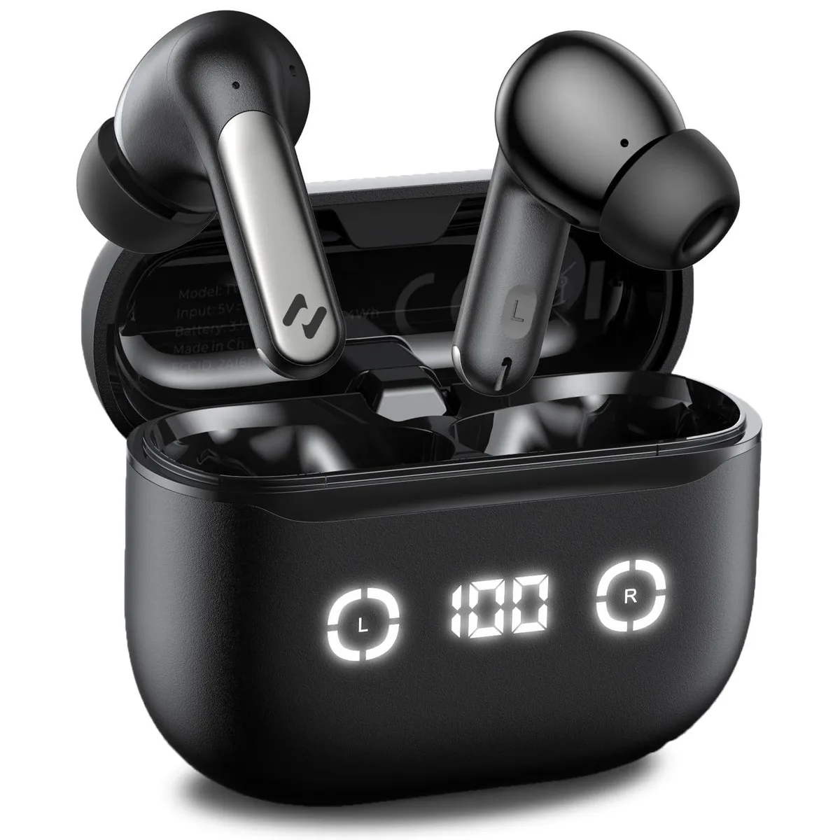 No Sew No Sew TW984 NC01T in-ear headphones Bluetooth 5.4 40H ANC black — product photo