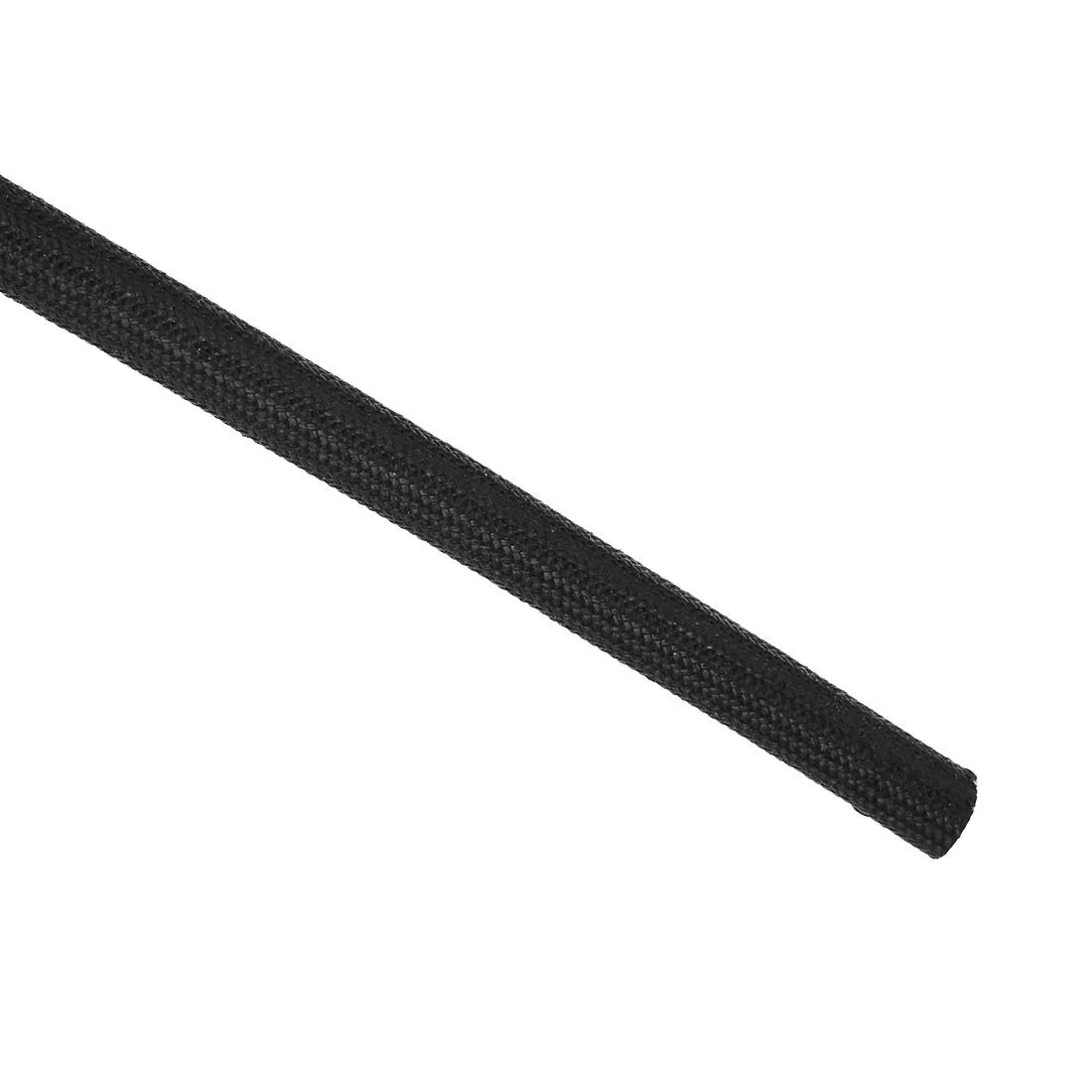 Unique-Bargains Unique-Bargains 16.4ft 6mm Silicone Fiberglass Heat Shrink Tubing Black — product photo