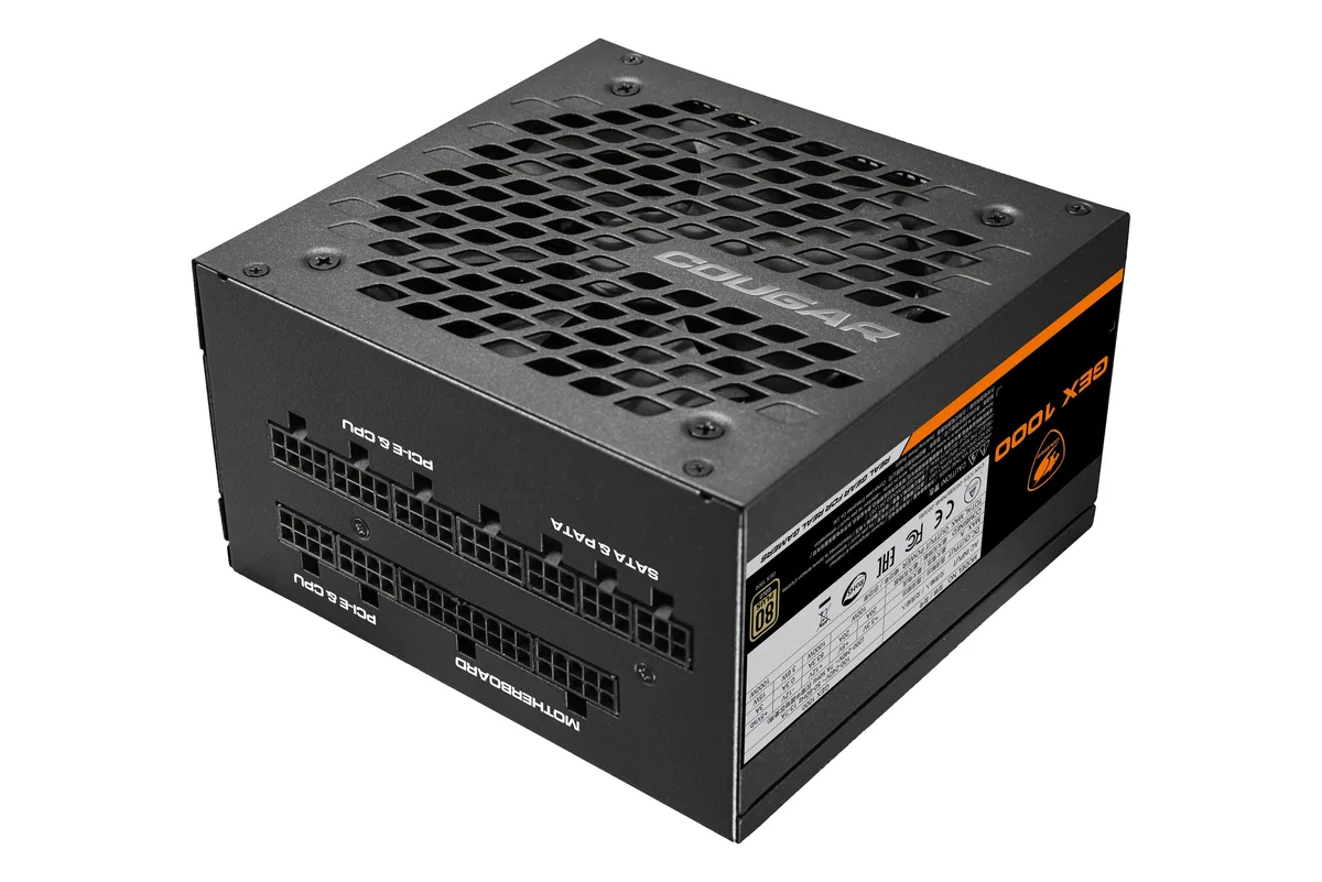COUGAR COUGAR GEX 1000 power supply 140mm fully modular 80Plus Gold — product photo