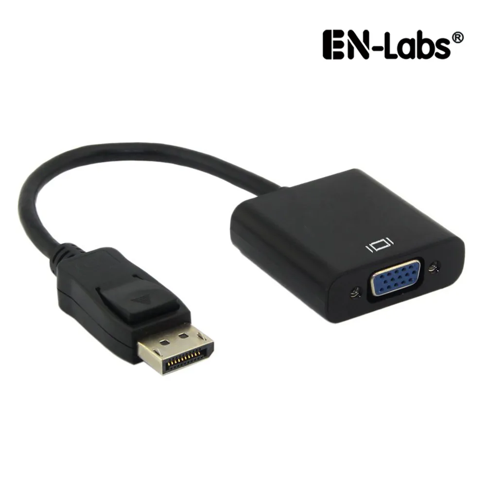 EN-Labs EN-Labs ADDP2VGA DisplayPort to VGA active adapter 1920x1200 8 inch black — product photo