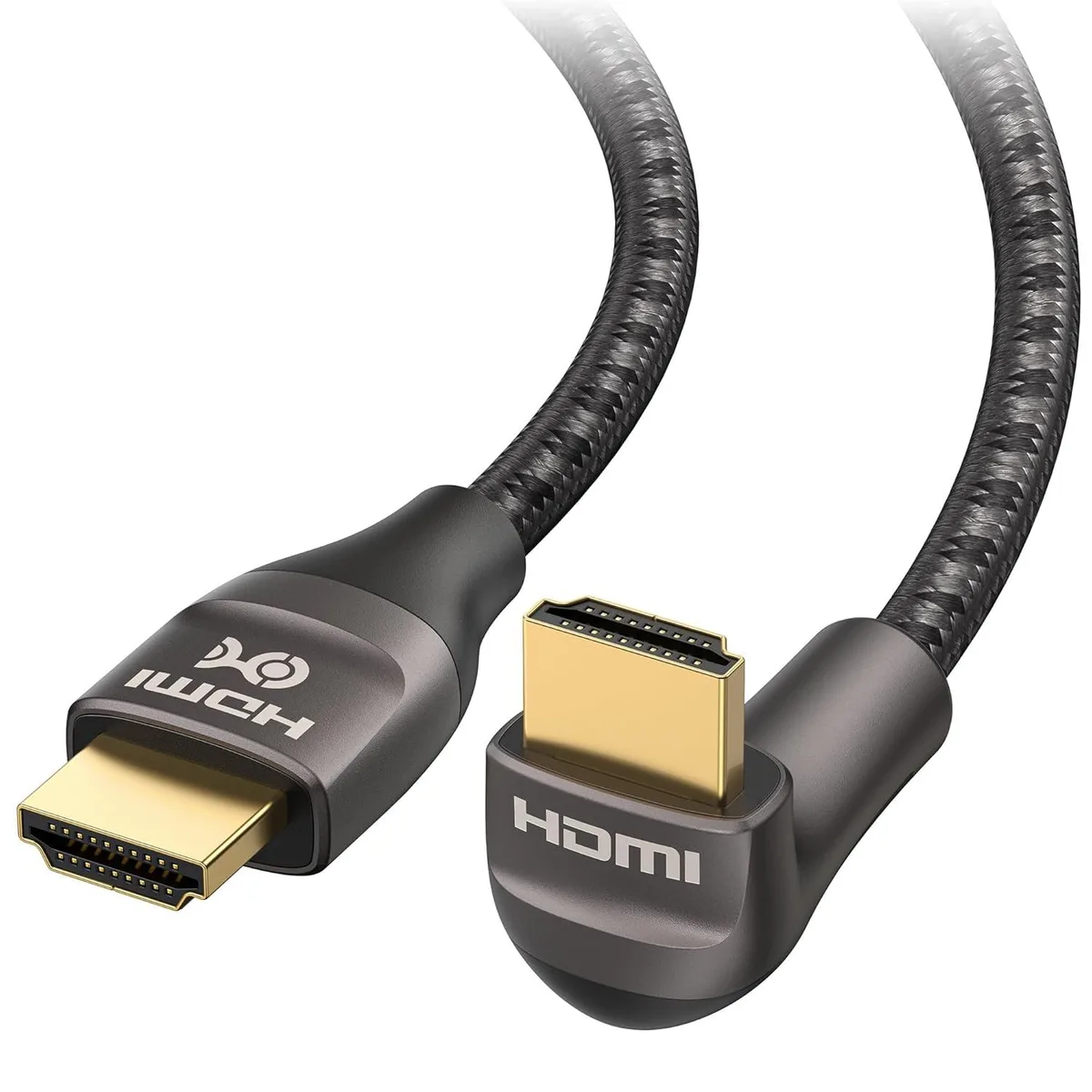 Keyence Keyence HDMI Cable Right Angle 6.6 ft 48 Gbps 8K@60Hz 4K@240Hz HDR Black — product photo