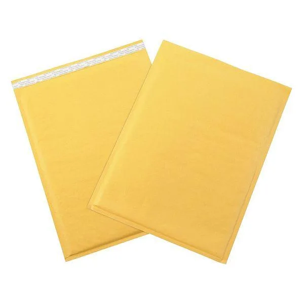 Pack of 50 kraft bubble mailers with self-seal closure