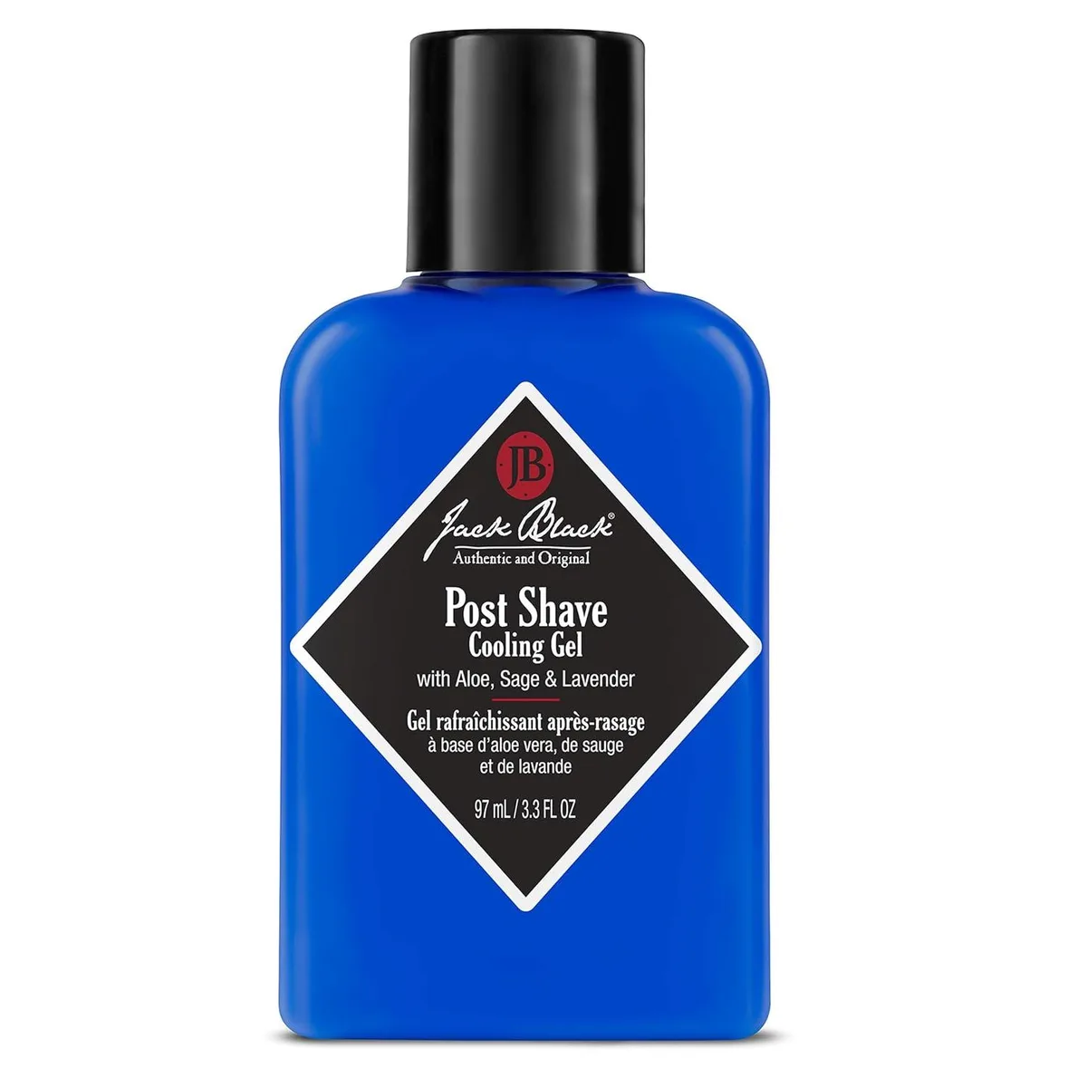 Clear gel in a white tube with black cap and label
