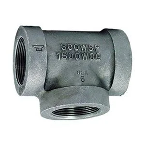 Anvil Anvil 0310519608 reducing tee 1/2" x 1/2" x 1/4" malleable iron Class 300 FNPT — product photo