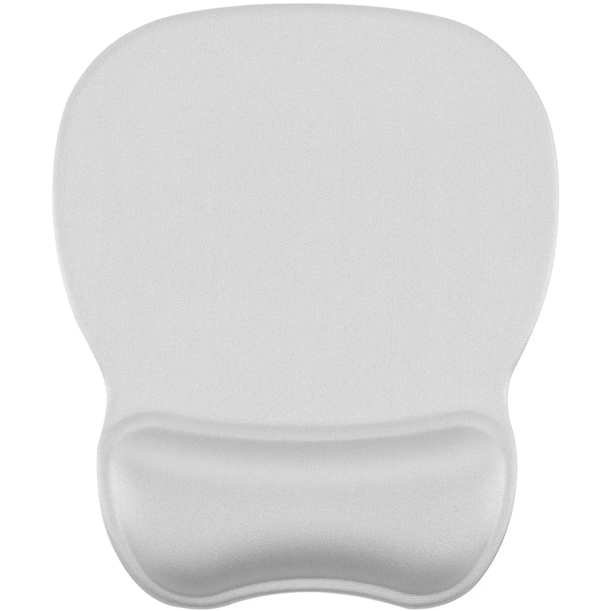 KEHIPI KEHIPI Ergonomic Mouse Pad with Gel Wrist Rest Silver Grey 9.4 x 8.1 in — product photo