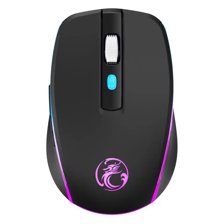 eForChina eForChina iMICE G903 2.4GHz BT5.1 1600DPI 6-key Silent Wireless Gaming Mouse Black — product photo
