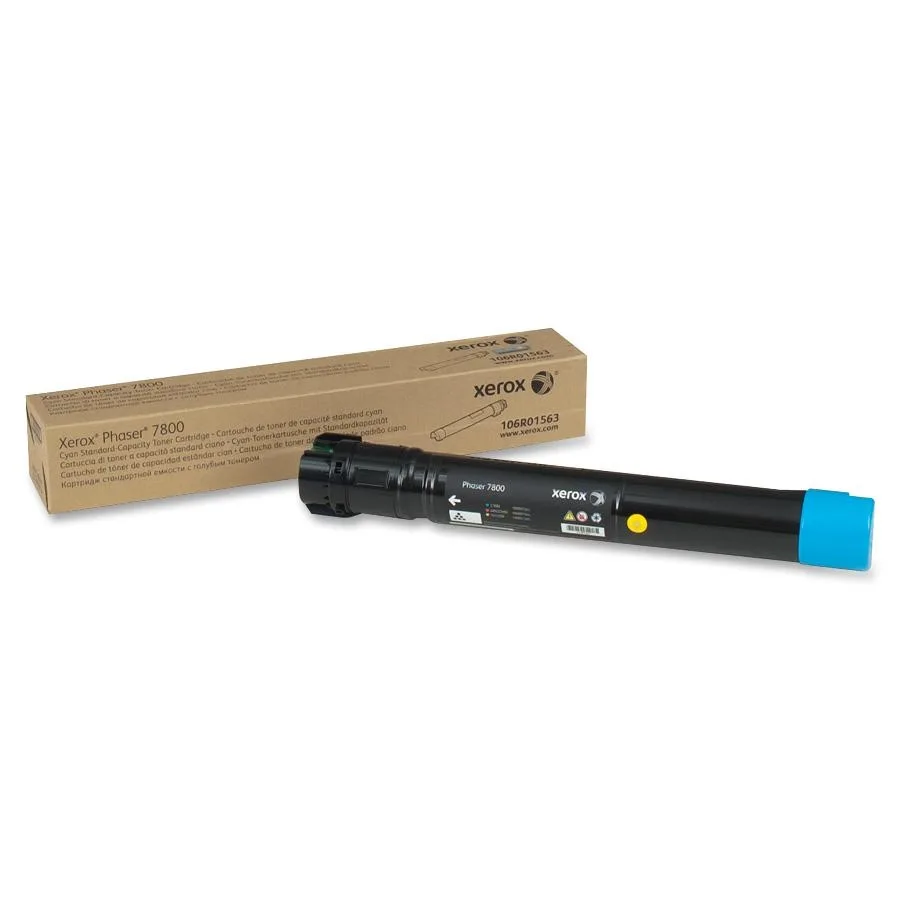 XEROX XEROX 106R01563 Cyan Toner Cartridge 6000 Pages Phaser 7800 — product photo