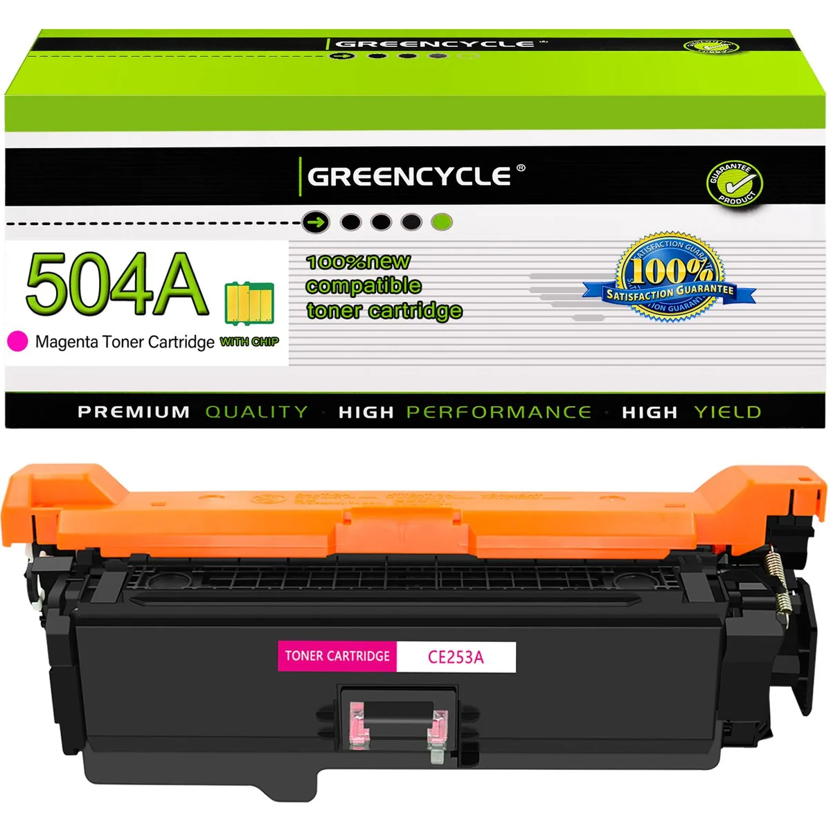 GREENCYCLE GREENCYCLE 504A CE253A Magenta Toner Cartridge 7000 pages — product photo