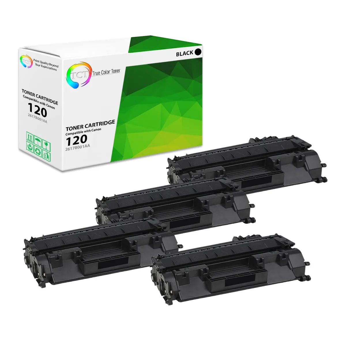True Color Toner True Color Toner 120 4 Pack Black Toner Cartridge 5000 Pages — product photo