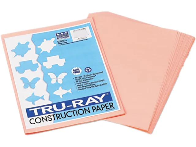 Pacon Pacon 103010 Construction Paper 9 x 12 Salmon 76 lbs 50 Sheets — product photo