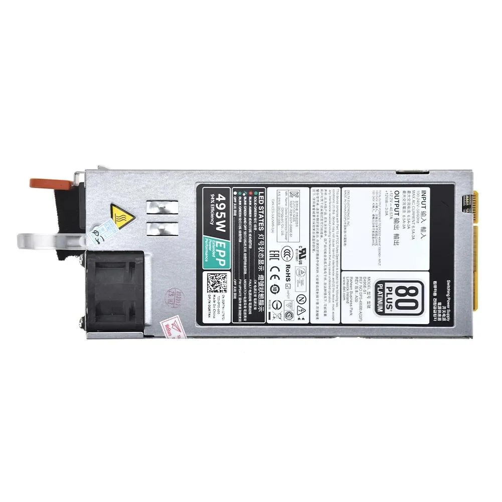 WMtec WMtec 495W Hot-Swap Server Power Supply for Dell R530 R630 R730 R730XD T430 T630 — product photo