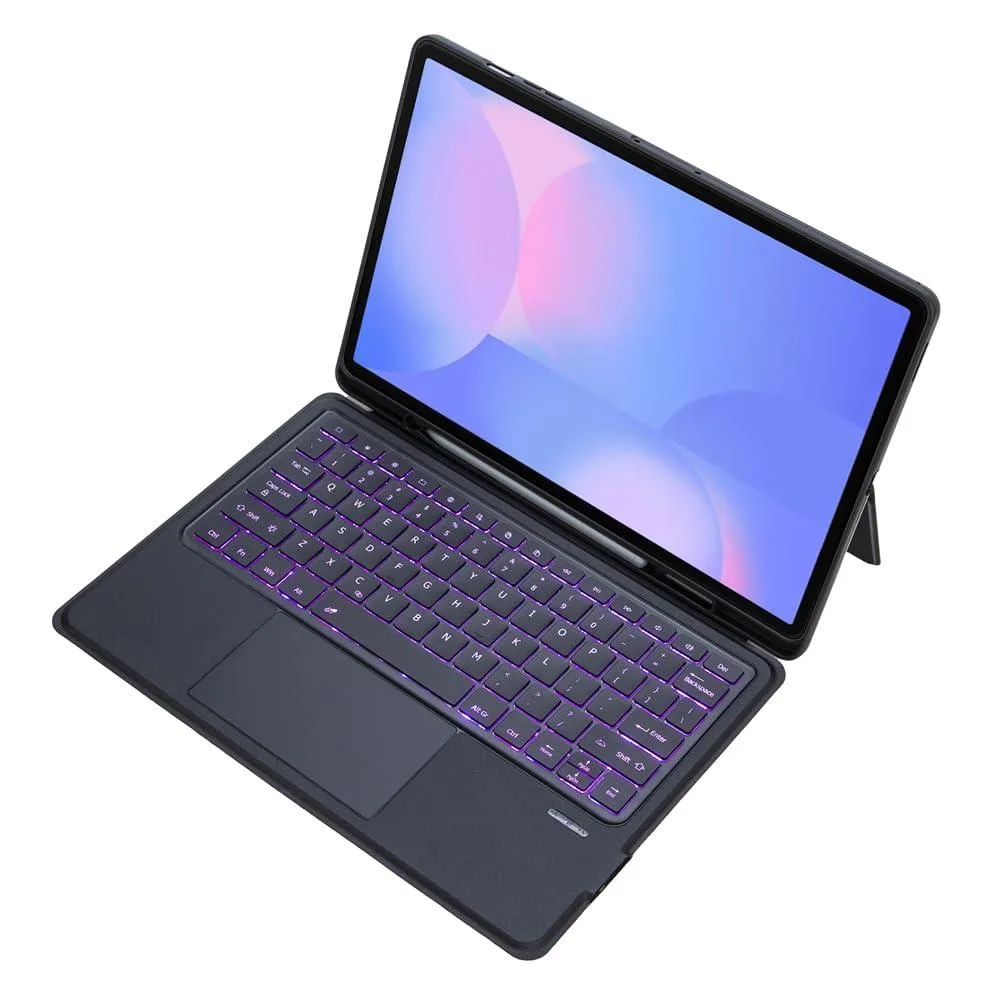 Timoom Timoom Backlit Trackpad Keyboard Case for Galaxy Tab S10 FE+ 13.1" Black — product photo