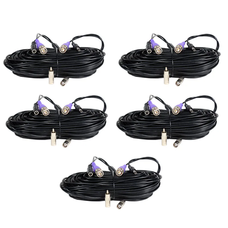 VideoSecu VideoSecu CBV1005 5 x 100ft BNC Video Power Cable Kit — product photo