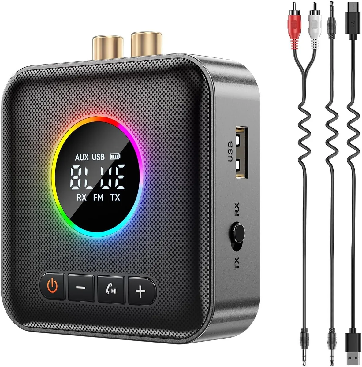 Hitoor Hitoor M10 Bluetooth 6.0 Transceiver 3.09x2.87x.93in — product photo