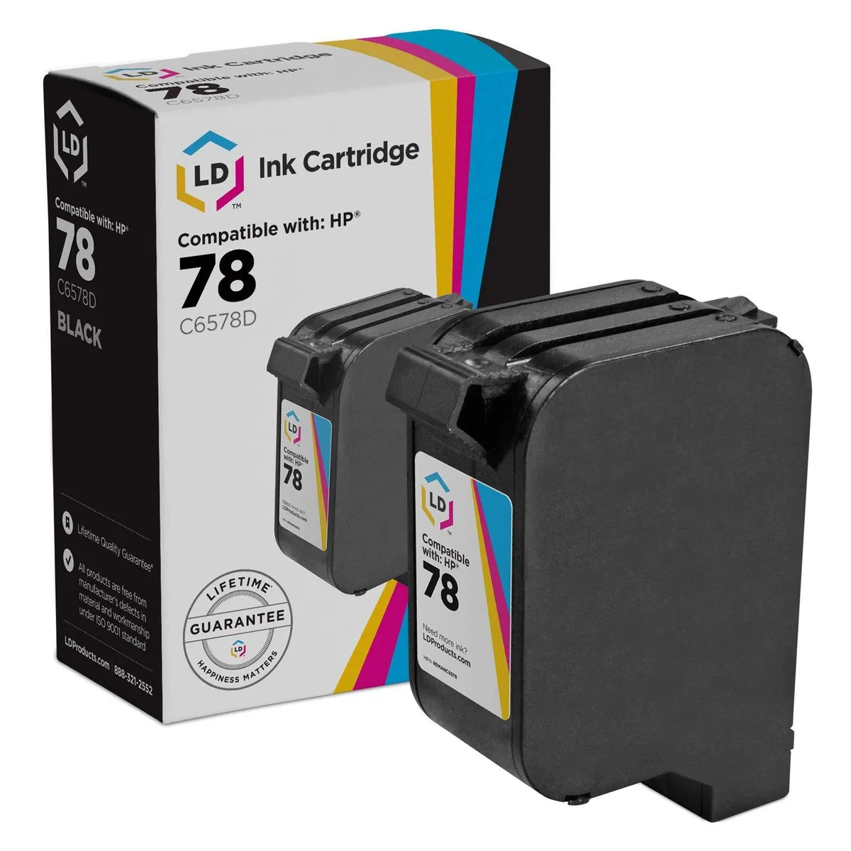 LD Products LD Products HP 78 Tri-Color Ink Cartridge C6578D Single Pack — product photo