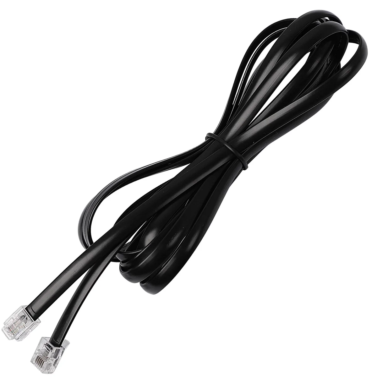 Unique-Bargains Unique-Bargains RJ12 6P6C Telephone Extension Cable 8.4Ft White — product photo