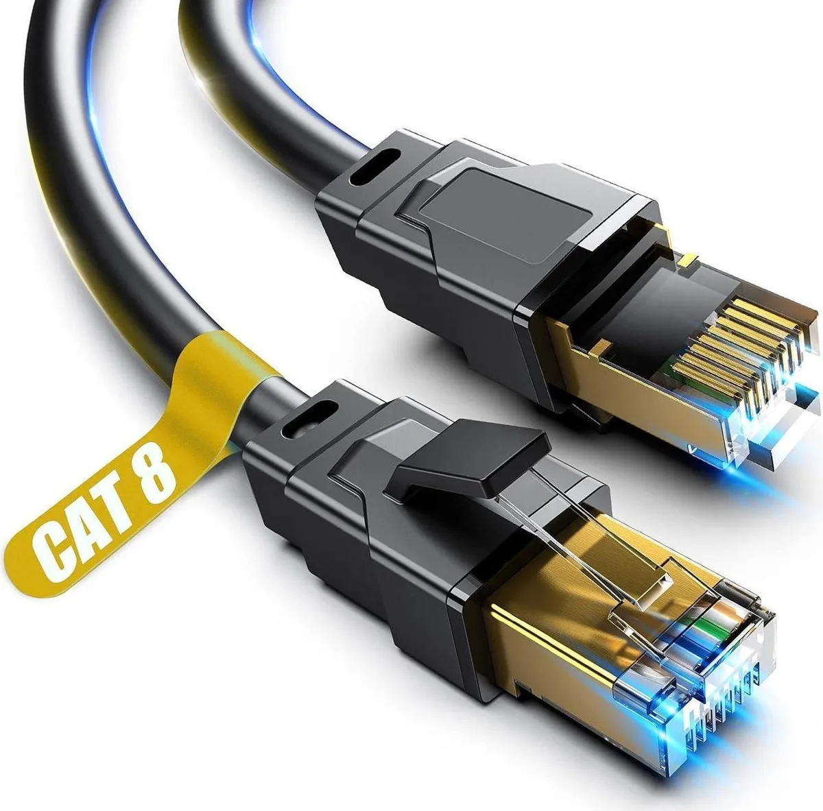 Vszerda Vszerda Cat 8 network ethernet cable 30ft 26AWG 2000MHz 40Gbps — product photo