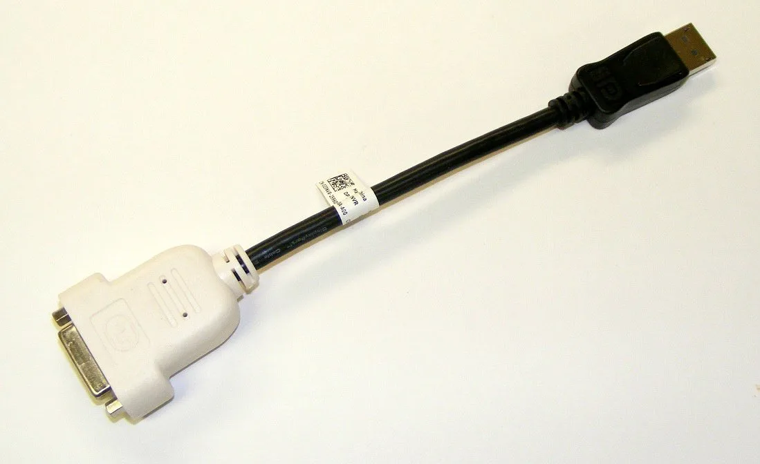 DELL DELL 23NVR DisplayPort to DVI-D Single-Link Adapter — product photo