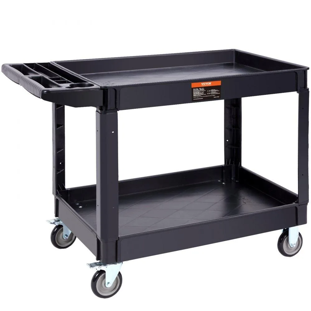 VEVOR VEVOR 2-Shelf Utility Cart 550 lbs 25.98 in — product photo