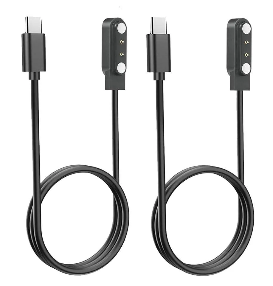 ETEIZU ETEIZU K52 K56 Pro Smart Watch Charger 2-Pack USB-C Magnetic Cable — product photo